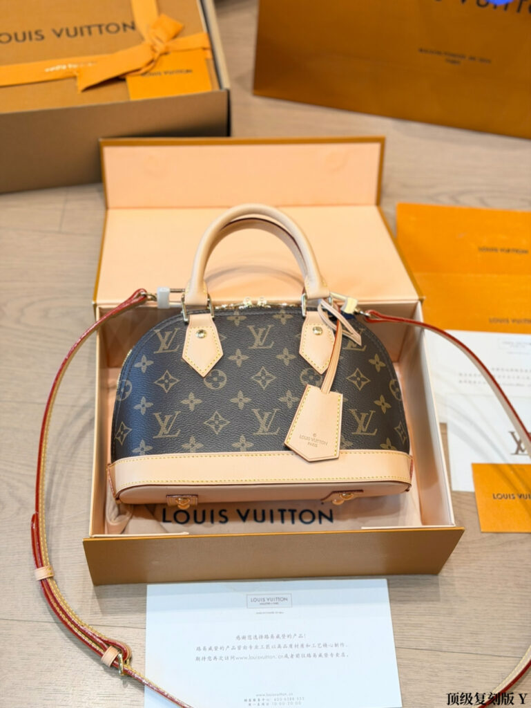 Louis Vuitton Gold Leather Bag editorial product context 1