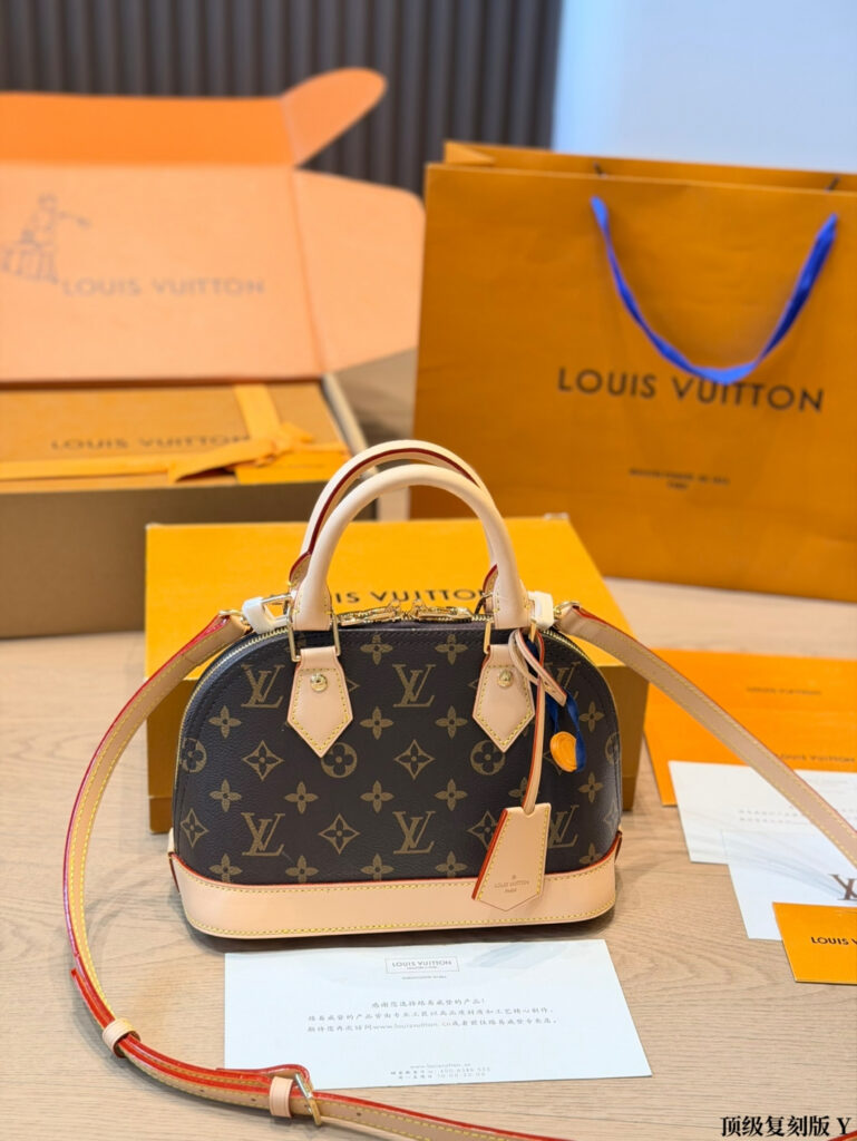 Louis Vuitton Gold Leather Bag editorial product context 2