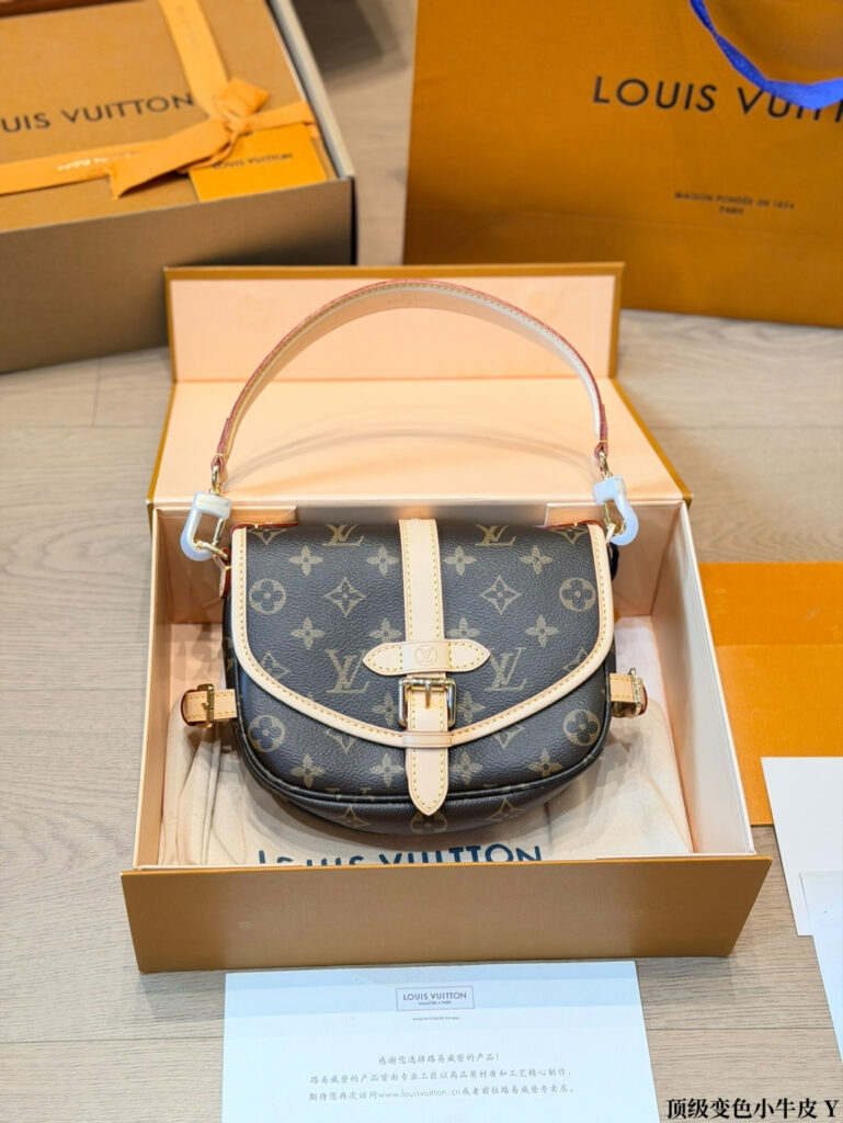 Louis Vuitton Leather Crossbody Bag editorial product context 3