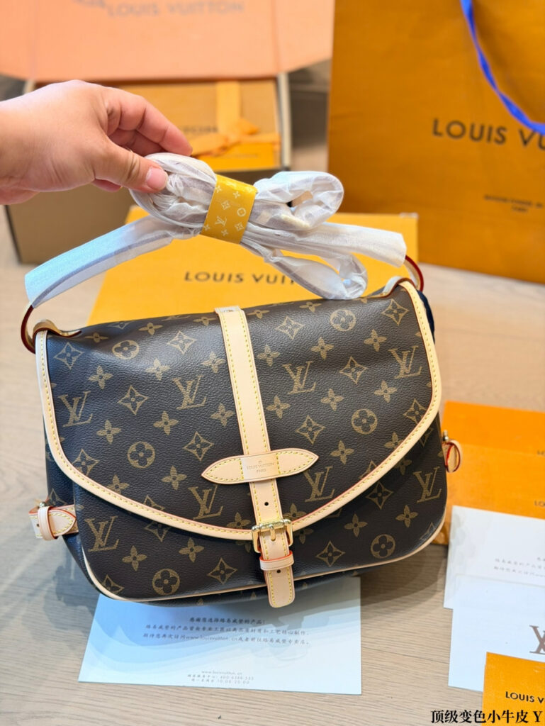 Louis Vuitton Leather Crossbody Bag editorial product context 2