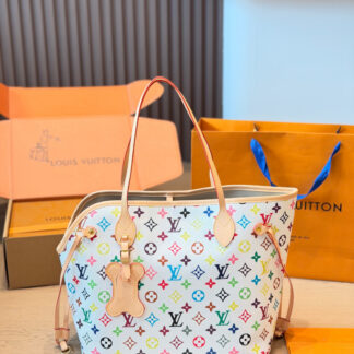 Louis Vuitton Leather Tote Bag