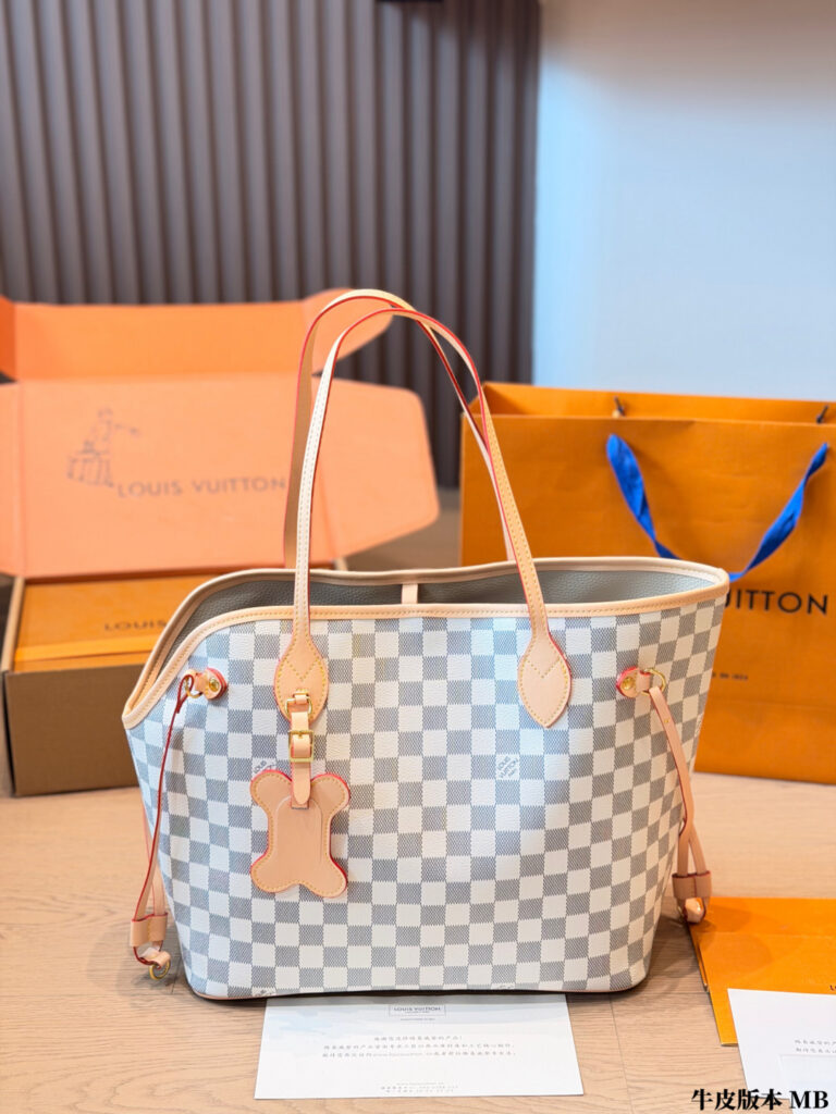 Louis Vuitton Leather Tote Bag editorial product context 2