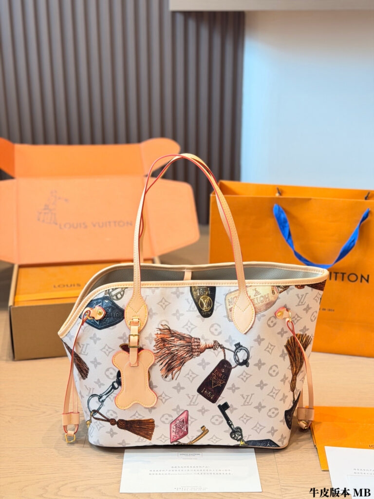 Louis Vuitton Leather Tote Bag editorial product context 3