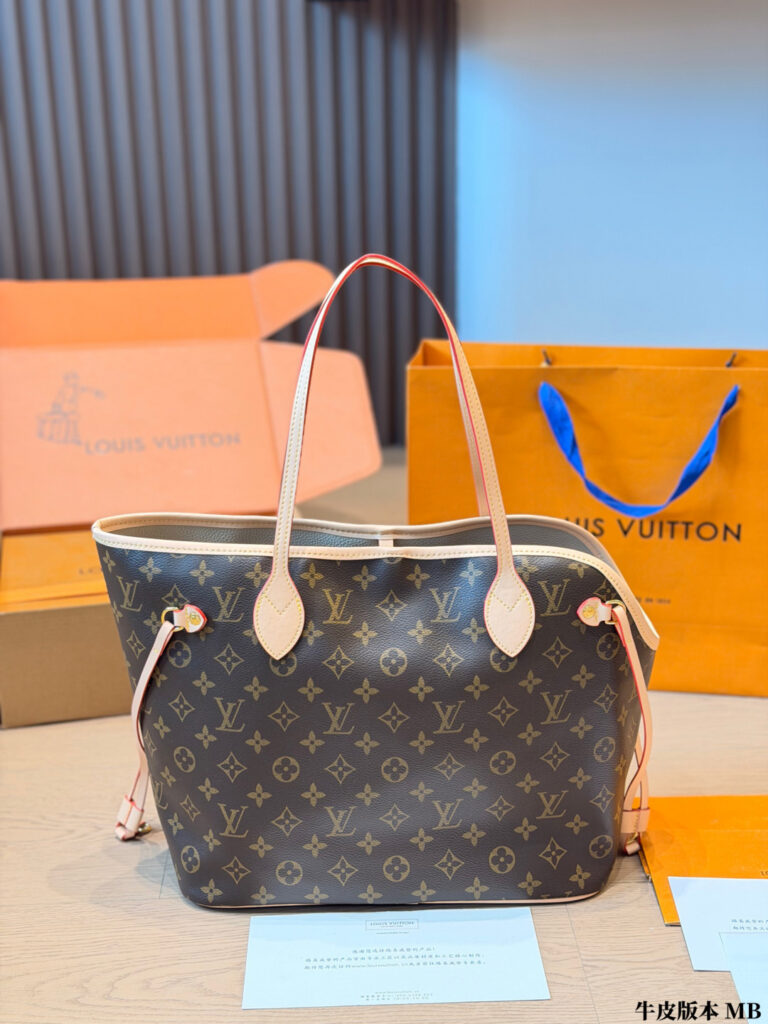 Louis Vuitton Leather Tote Bag editorial product context 3