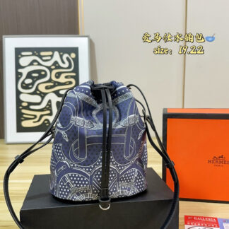 Hermes Canvas Crossbody Bag