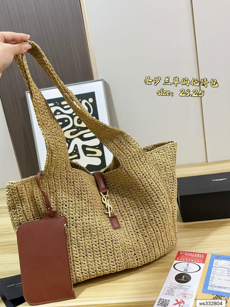 Saint Laurent Brown Tote Bag editorial product context 3