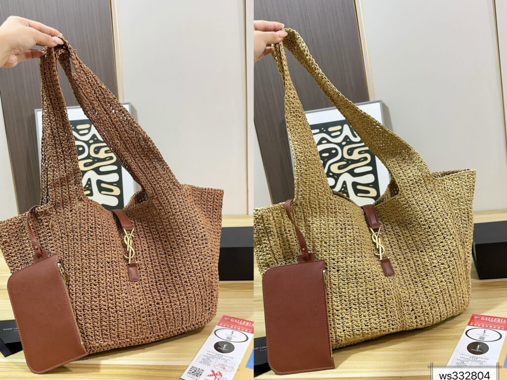 Saint Laurent Brown Tote Bag editorial product context 3
