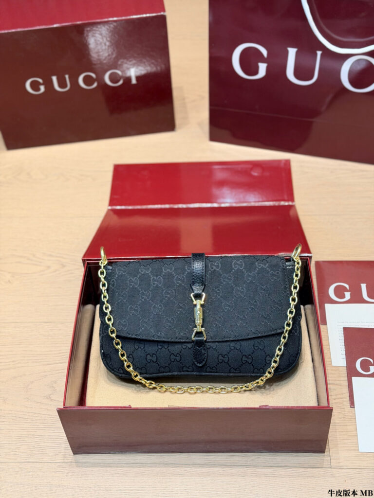 Gucci Gold Leather Bag editorial product context 1