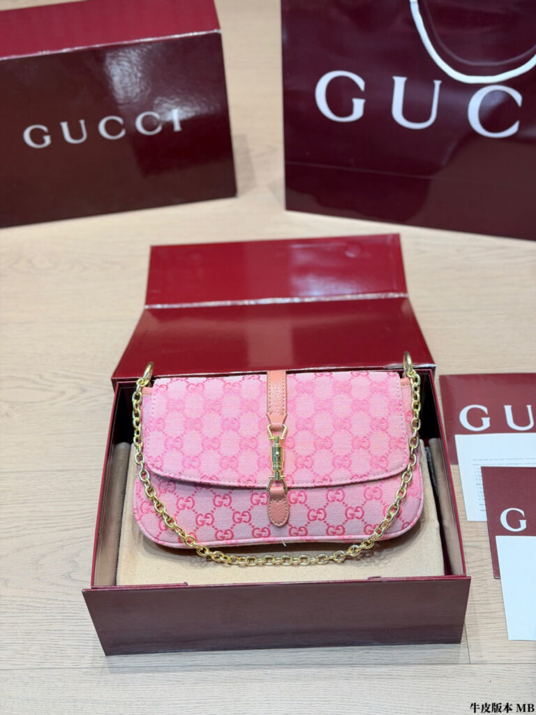 Gucci Gold Leather Bag editorial product context 3