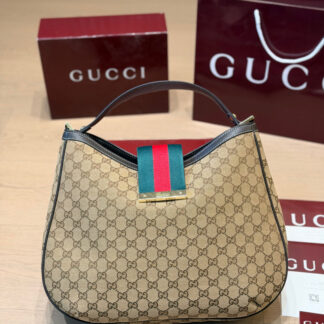 Gucci Leather Hobo Bag
