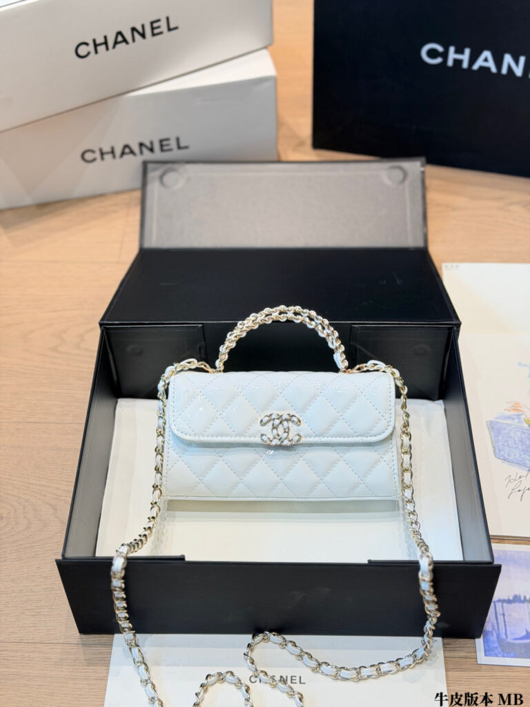 Chanel Leather Crossbody Bag editorial product context 1