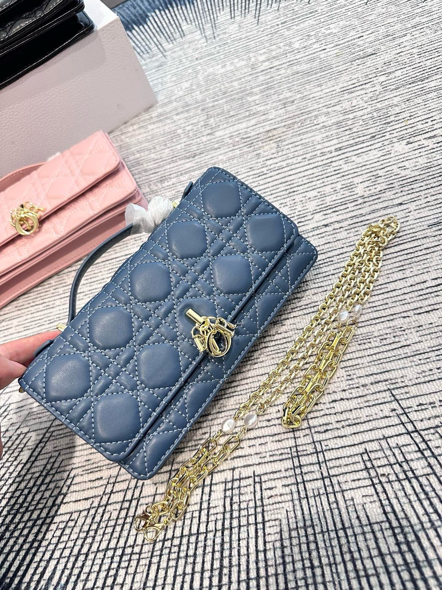 Dior Leather Clutch - Image 2