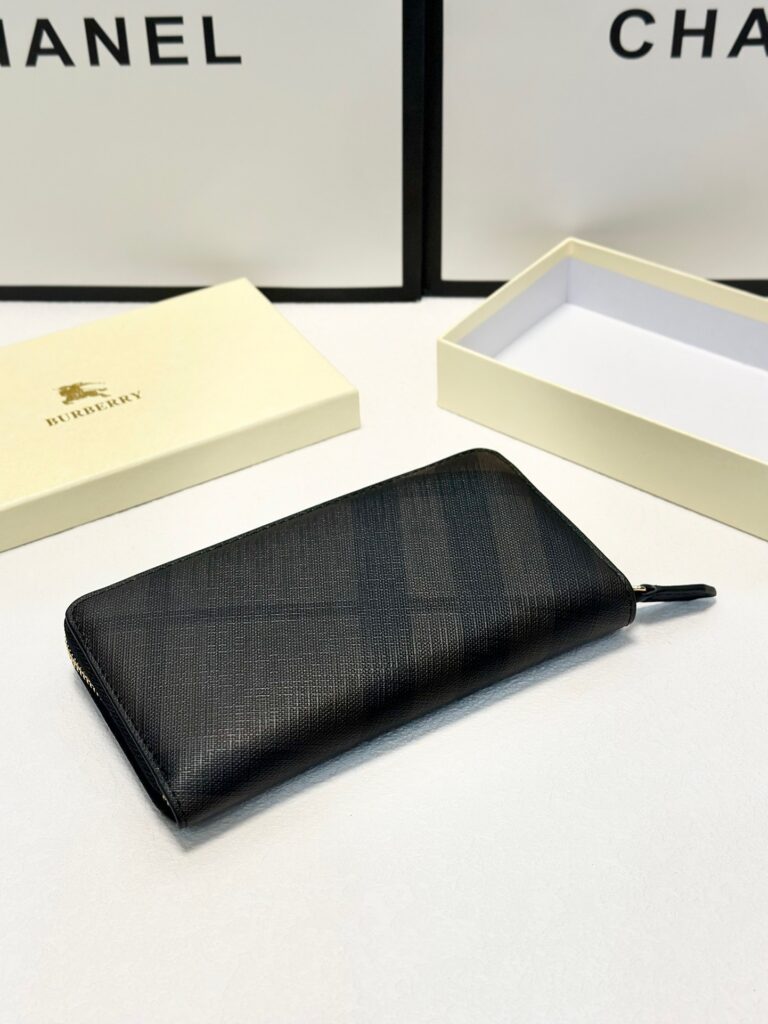 Burberry Brown Leather Clutch editorial product context 1