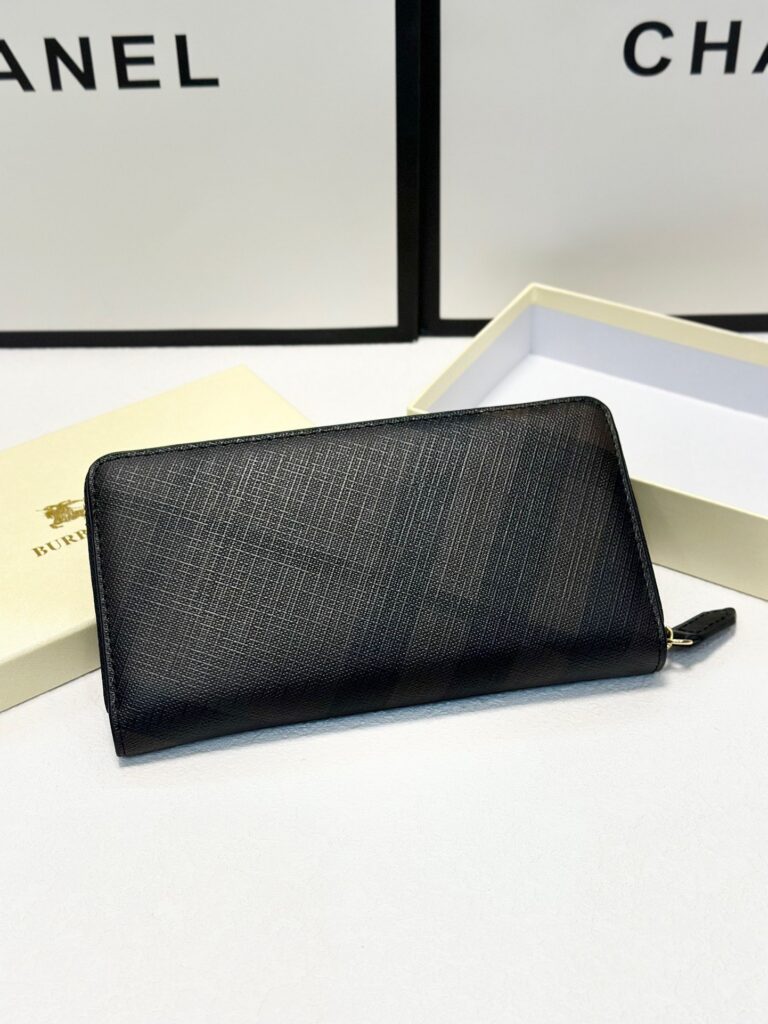 Burberry Brown Leather Clutch editorial product context 2