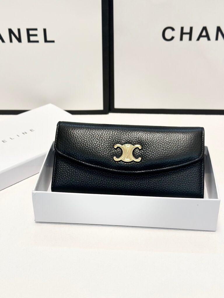Celine Black Wallet editorial product context 1