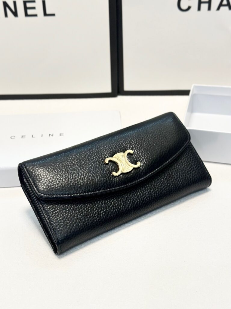 Celine Black Wallet editorial product context 3