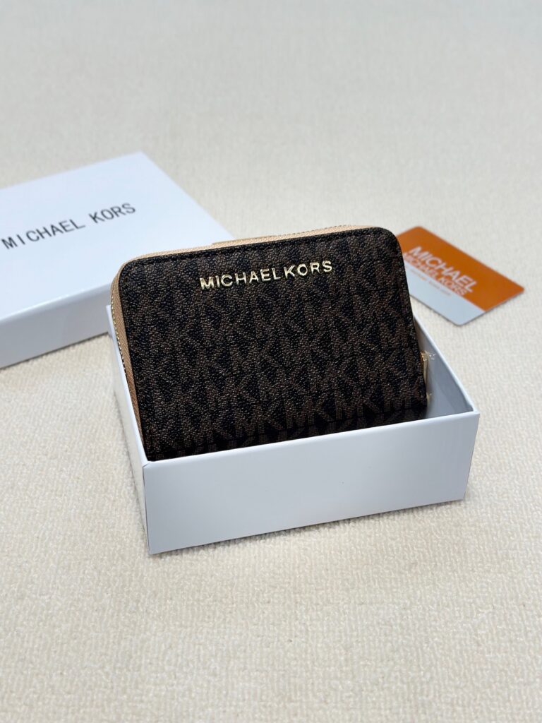 Michael Kors Brown Card Holder editorial product context 1