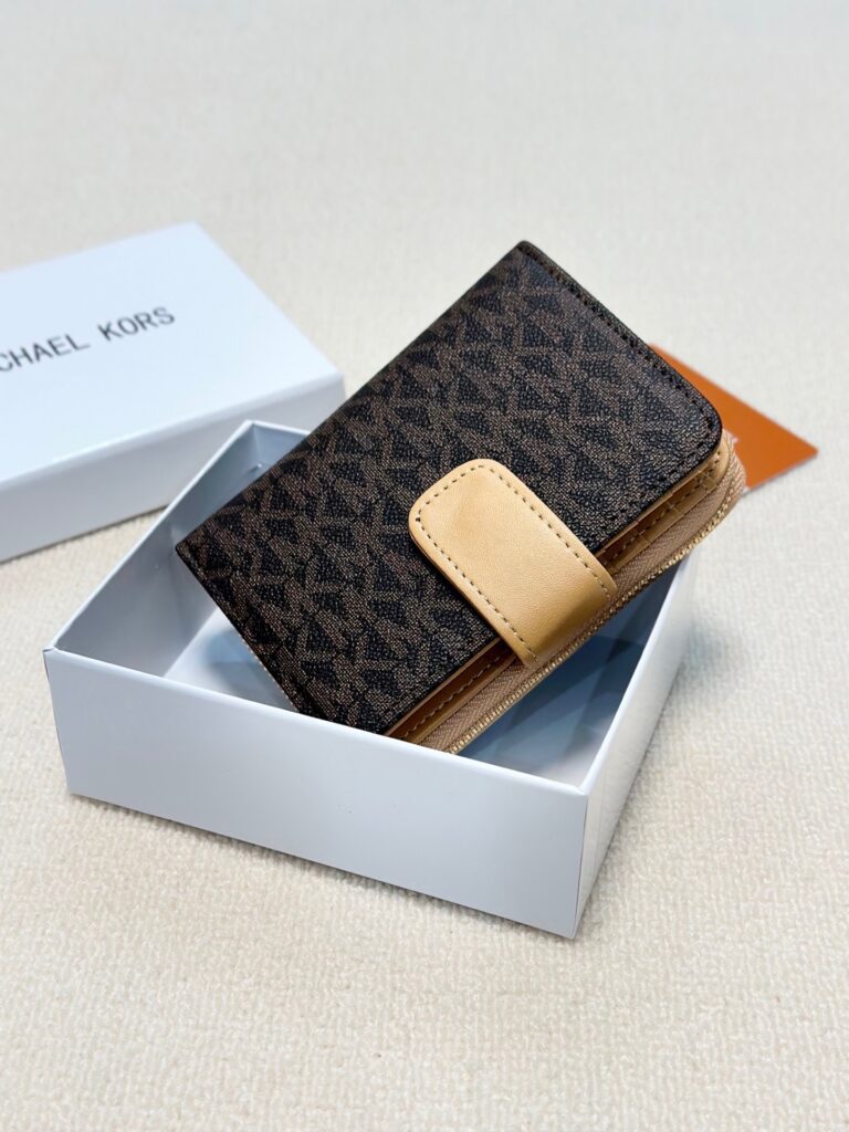 Michael Kors Brown Card Holder editorial product context 2
