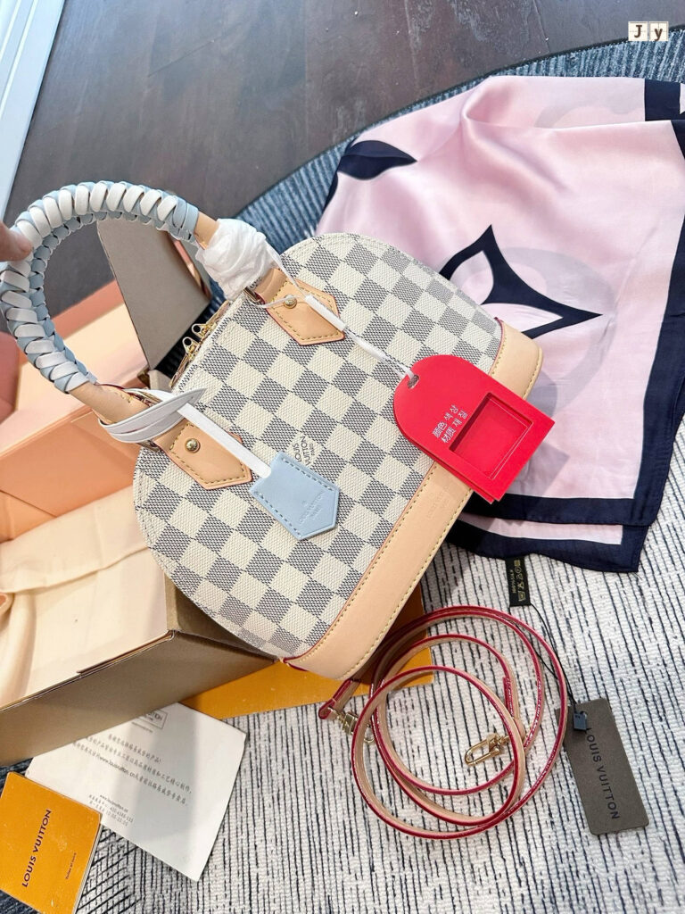 Louis Vuitton White Handbag editorial product context 2