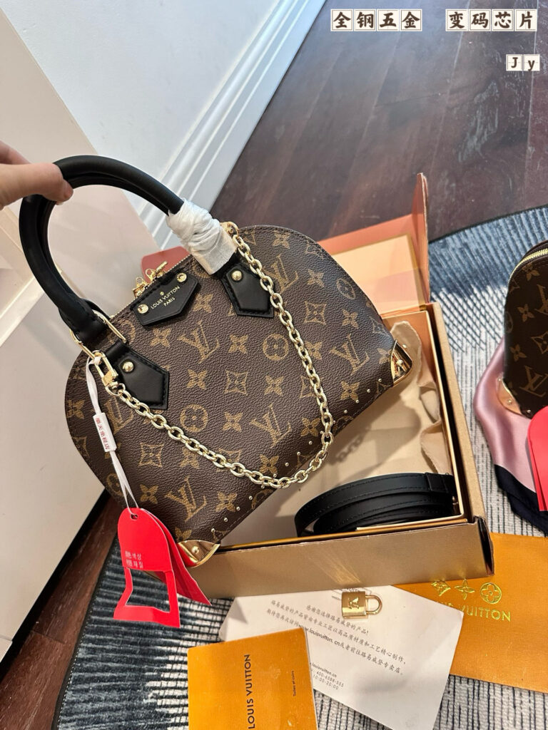 Louis Vuitton Gold Leather Bag editorial product context 2