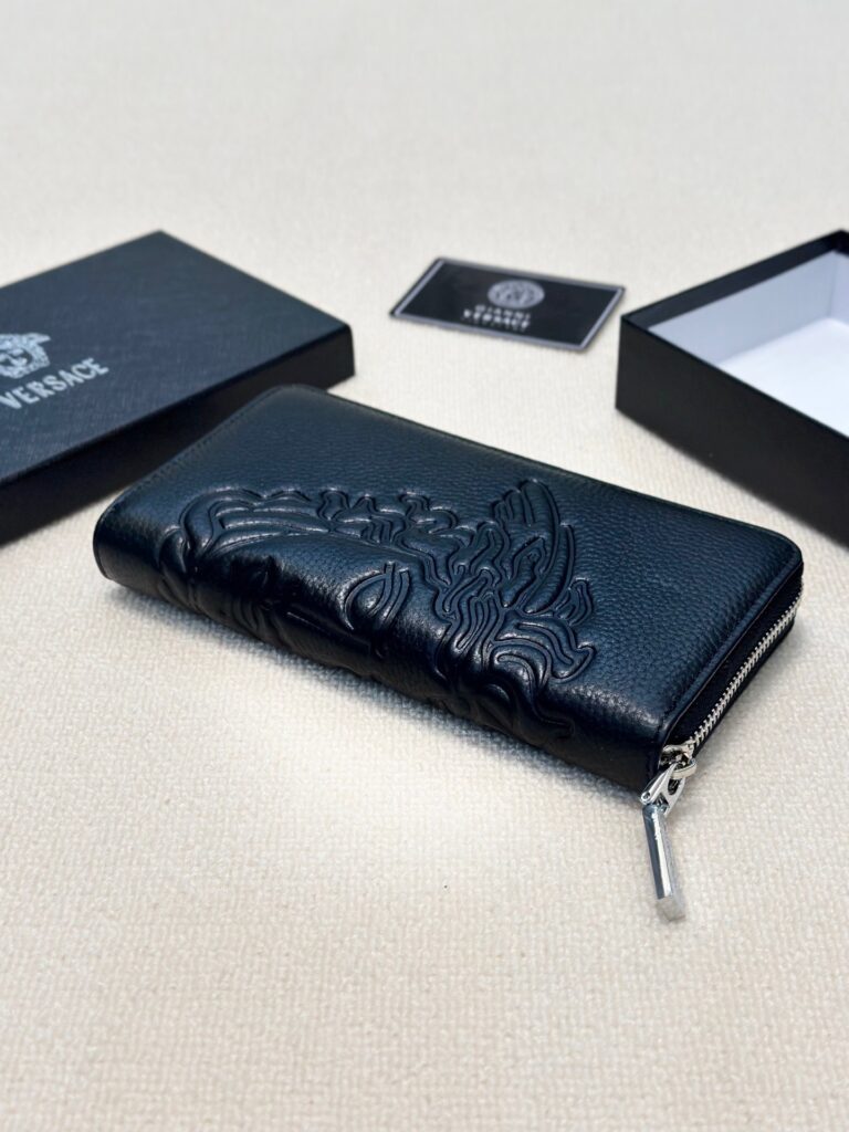 Versace Leather Clutch editorial product context 3