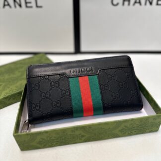 Gucci Black Leather Clutch