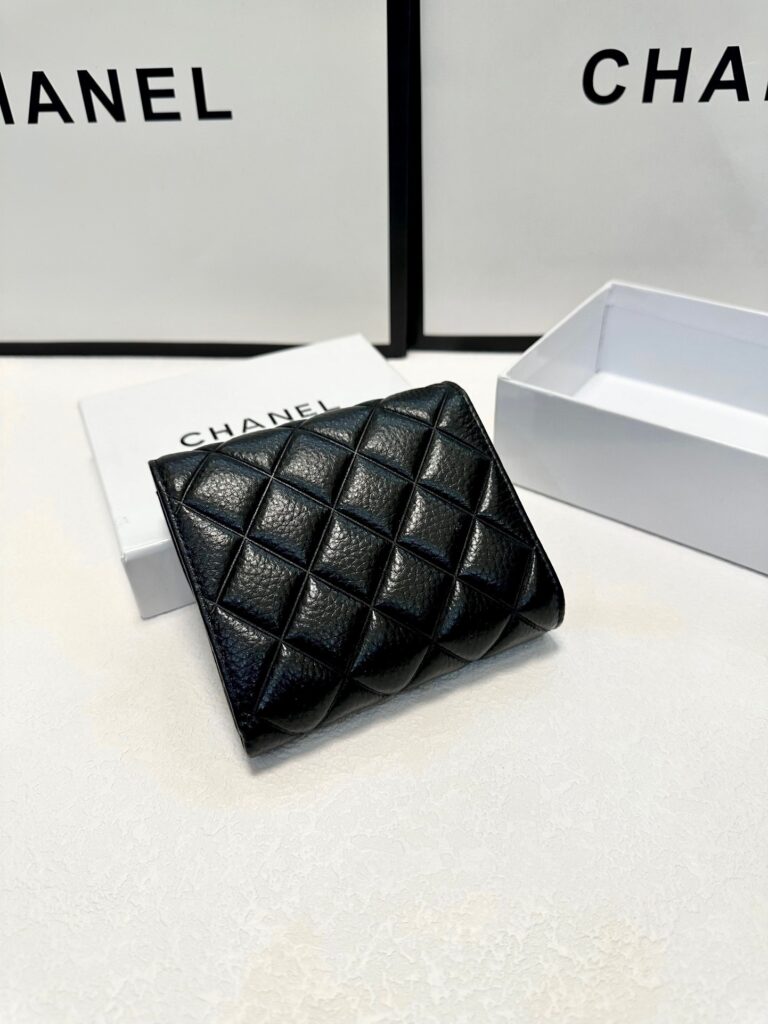 Chanel Black Wallet editorial product context 3
