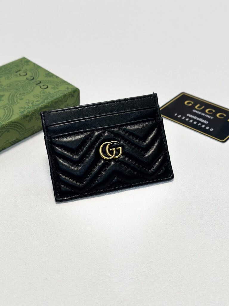 Designer Black Card Holder editorial product context 1