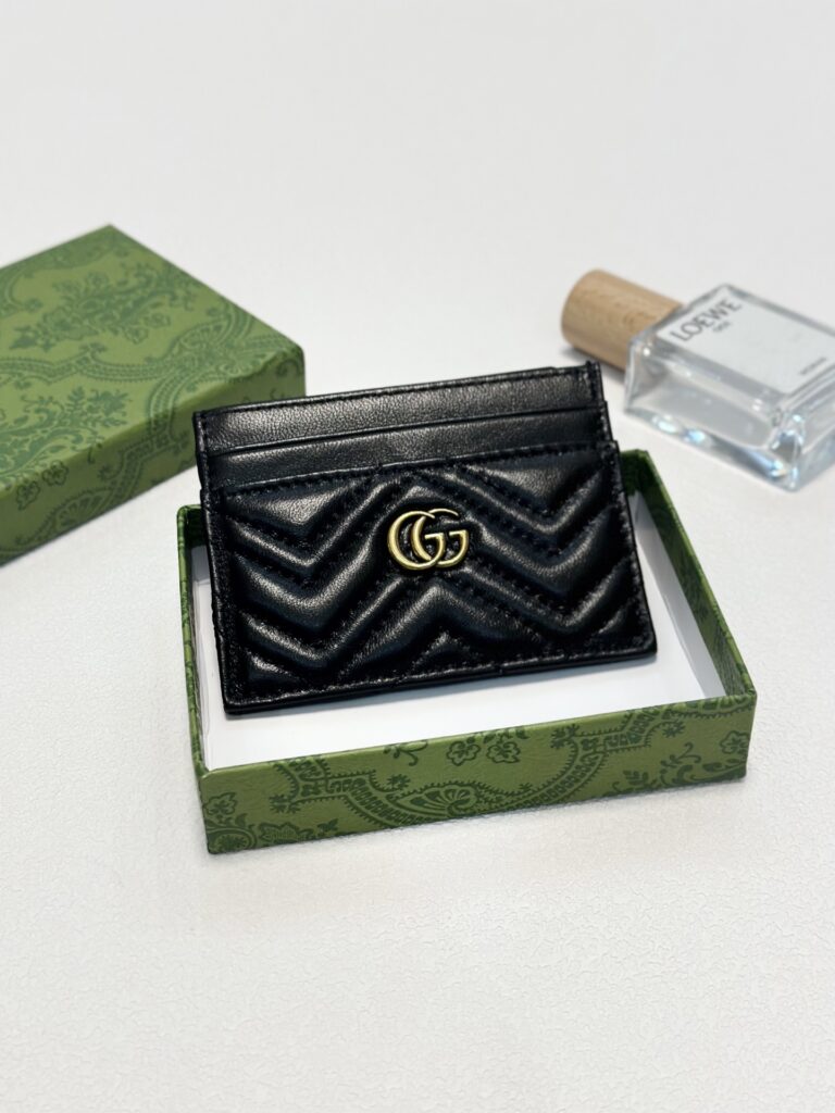 Designer Black Card Holder editorial product context 2