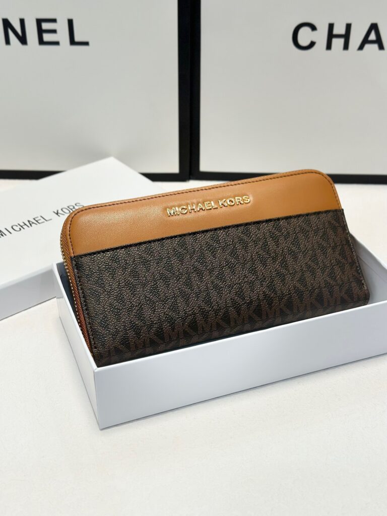 Michael Kors Brown Wallet editorial product context 1