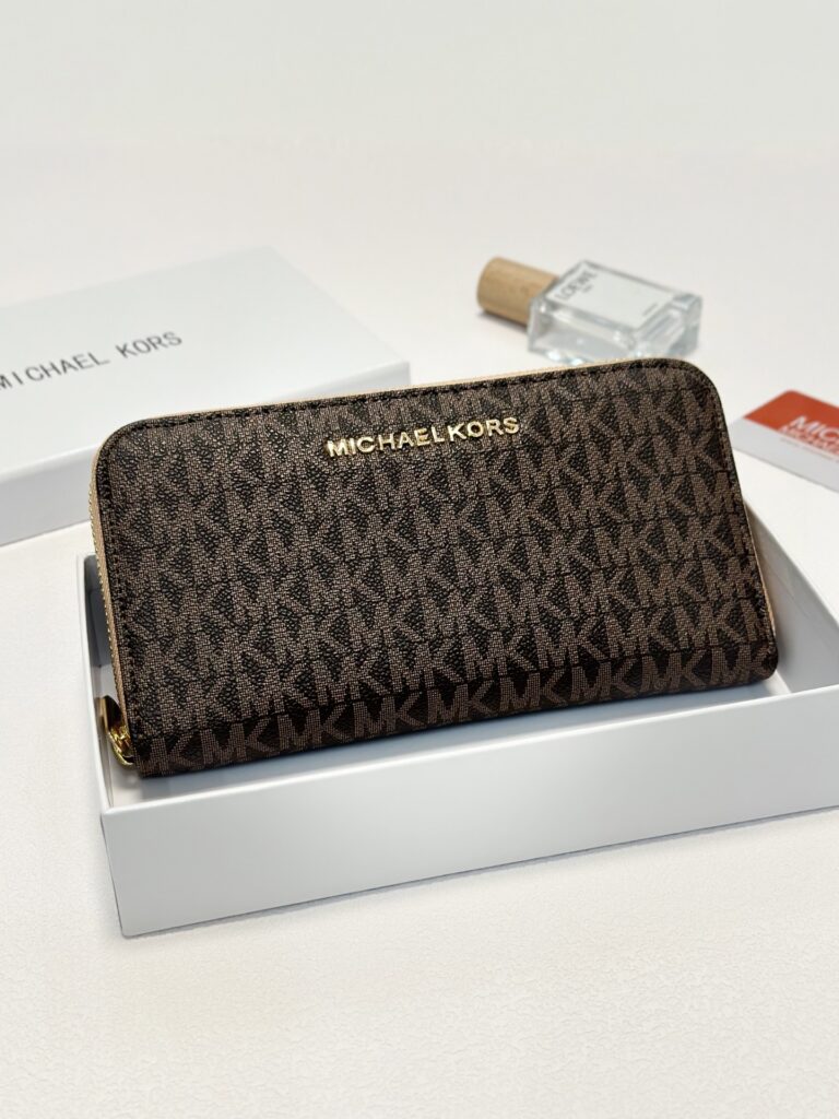 Michael Kors Brown Wallet editorial product context 1