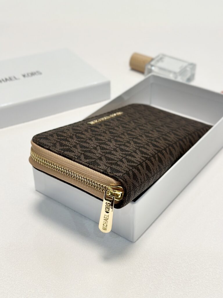 Michael Kors Brown Wallet editorial product context 2
