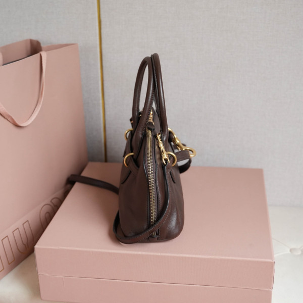 Miu Miu Aventure Nappa Leather Top-Handle Bag