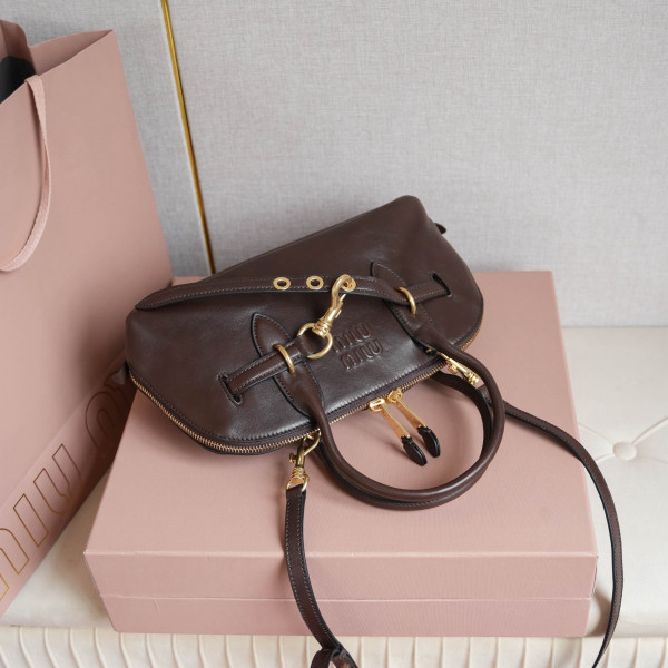Miu Miu Aventure Nappa Leather Top-Handle Bag