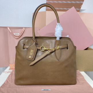 Miu Miu Aventure Nappa Leather Bag
