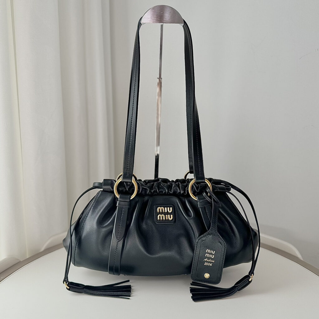 Miu Miu Joie Nappa Leather Bag editorial product context 1
