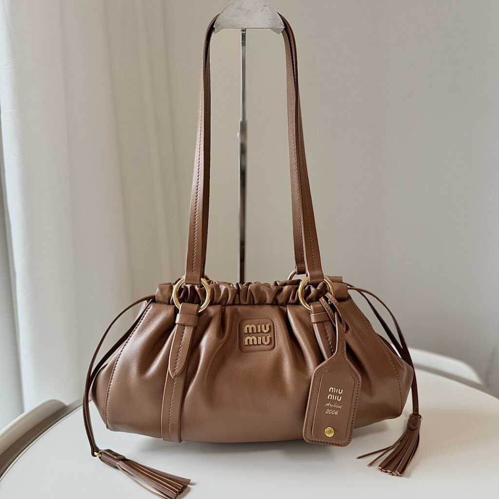 Miu Miu Joie Nappa Leather Bag editorial product context 1