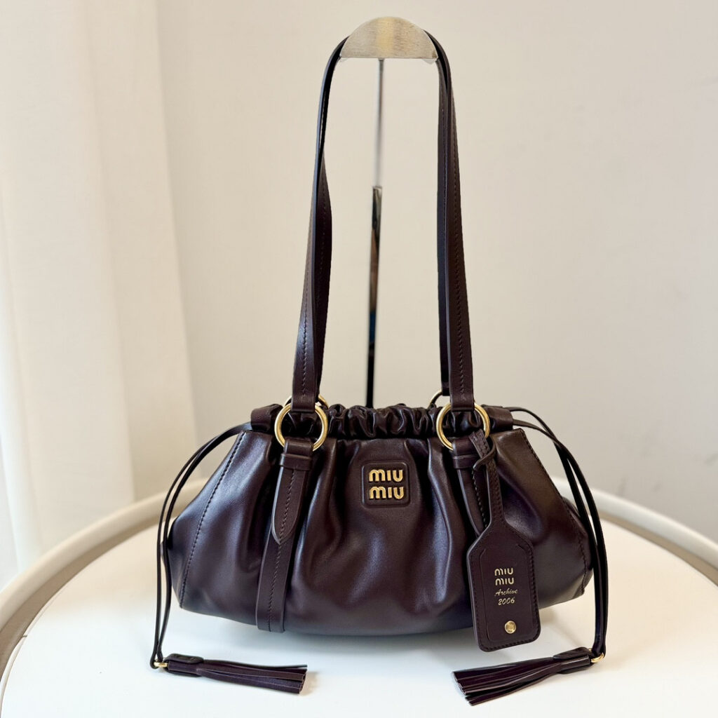 Miu Miu Joie Nappa Leather Bag editorial product context 1