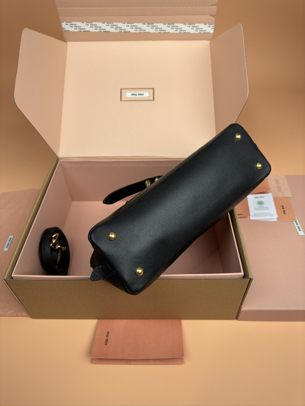 Miu Miu Aventure Nappa Leather Top-Handle Bag