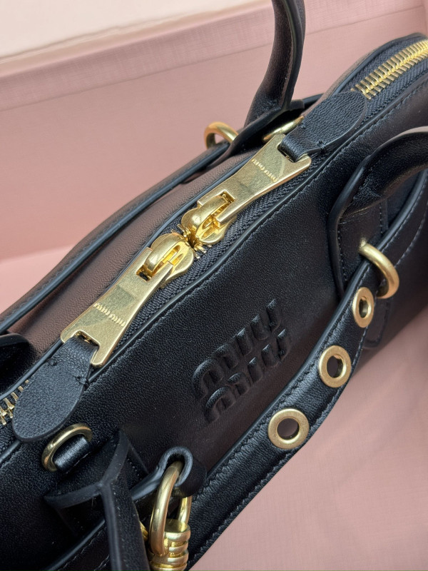 Miu Miu Aventure Nappa Leather Top-Handle Bag
